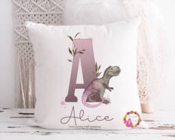 Dinosaur, Dinosaur Pillow, Girl Gift, For Her, Gift Lover, Female - thumbnail 1