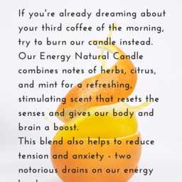 Aromatherapy Soy Candles - Hand-Poured, Refill 30Cl Avaialble- 120/180/300/500G- Wood Wick Candle - Perfect Gift-Energy - thumbnail 2