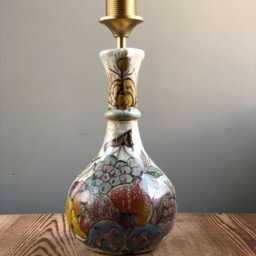 Vase Table Lamp. By Italian Ceramicist Elio Schiavon - No Shade. 33cm Tall. Unique There's Only One Of These - thumbnail 2