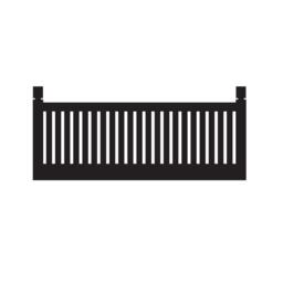 Wooden Slat Headboard Wall Decal - Removable Sticker - thumbnail 3