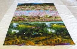 stormy Skies Quilt That Folds Into A Pillow - thumbnail 1