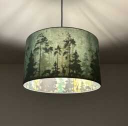 "Lampshade ""Deer in The Forest" - thumbnail 1