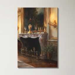 Grand Piano Recital 3 Panel Split Canvas Wall Art Romantic Elegant Candlelit Salon Classical Music Oil Painting Framed Home Decor - thumbnail 4