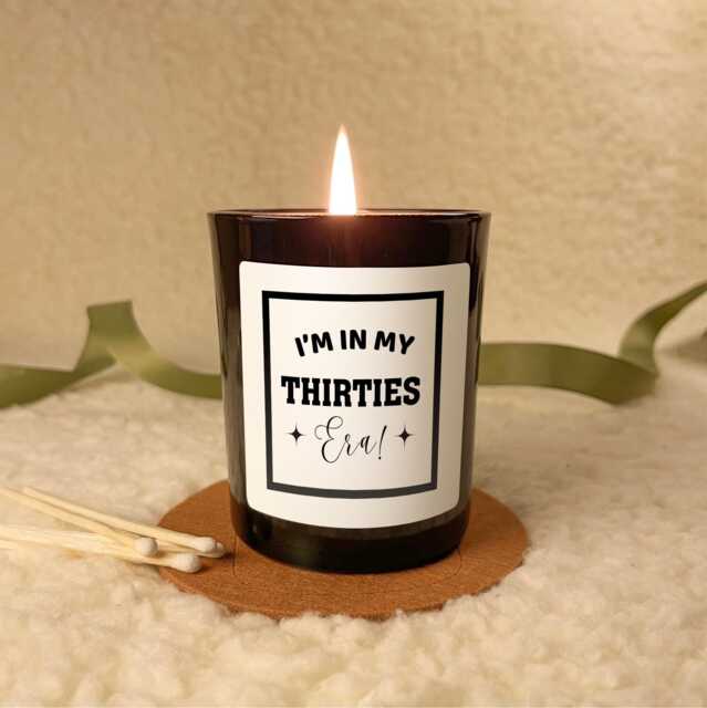 I'm in My Thirties Era - Personalised 30Th Birthday Candle Gift, Milestone Present, Funny For Her Or Friend - image 1