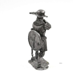 Tin 54mm Teutonic Arbalester Xiii Century Metal Figurine 132 Scale - thumbnail 2