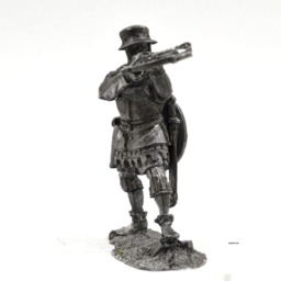 Tin 54mm Teutonic Arbalester Xiii Century Metal Figurine 132 Scale - thumbnail 4
