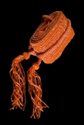 Beaded Curtain Tieback - Elegant Textured Drapery Holdback Subtle Shine Tie Neutral Home Decor 6 Colors - thumbnail 4