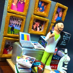 Female Physician Graduates Figurine, Graduation Gift - Custom Doctor Girl - thumbnail 4