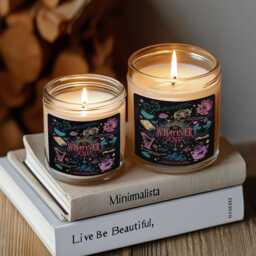 Throne Of Glass Quote, To Whatever End Candle, Rowan Whitethorn Candles, Sarah J Maas Candle - thumbnail 2