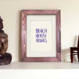 Wood Picture Frame Wooden A4 Photo A2 Rustic - thumbnail 3
