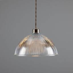 Nova Prismatic Glass Dome Pendant Light 12