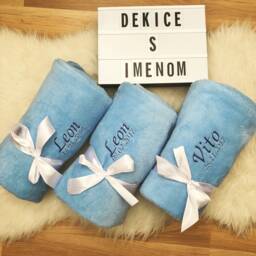Personalised Baby Blanket Name Nursery Decoration Baby Gift - thumbnail 2