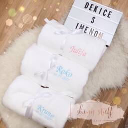 Personalised Baby Blanket Name Nursery Decoration Baby Gift