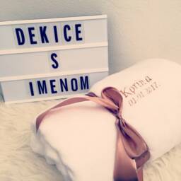Personalised Baby Blanket Name Nursery Decoration Baby Gift - thumbnail 4