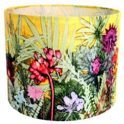 Tropical Sunshine Lampshade, Ceiling Or Pendant Many Sizes Available, Light Shade For Table Lamp, Yellow & Pink Lampshade - thumbnail 4