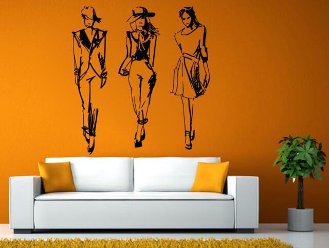 Shopping Vinyl Decal - Wall Art Girls Bedroom Decor L1914 - image 1
