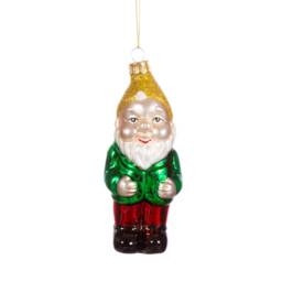 Garden Gnome Glass Christmas Tree Decoration - Festive Winter Green Fingers Gardening Nature Earth Planting Plant Wellies Grow Gift - thumbnail 2