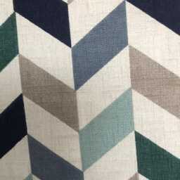 "Clarke & Phoenix Mineral Navy Geometric Scatter Pillow Cushion Cover 16"" - 24" - thumbnail 3