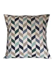 "Clarke & Phoenix Mineral Navy Geometric Scatter Pillow Cushion Cover 16"" - 24"