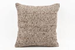 Vintage Turkish Kilim Pillow Cover 18'' Handmade Bohemian Cushion - thumbnail 1