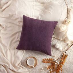 Light Purple, - Plum Pillow, Throw Pillow Cover, Decorative Cushion Pillowcase, Accent Velvet Modern - thumbnail 2