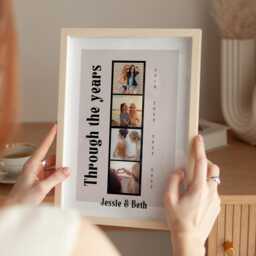 Best Friend Through The Years Photo Gift - Personalised Bestfriend Print - thumbnail 2