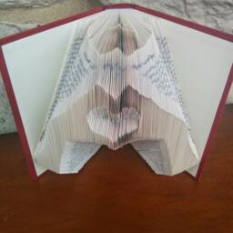 Love Hands - Folded Book Art Fully Customizable, Romantic, Heart, Anniversary, Love, Wedding - thumbnail 4