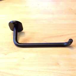 Toilet Roll Holderhandmade in Uk..wrought Iron - Forged Steel+Free Fixing Kit - thumbnail 2