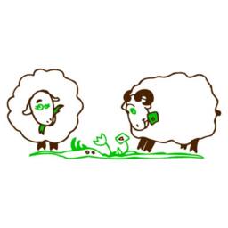 Kids Wall Decal Sheep On A Meadow, Free Delivery To Uk, Hand Drawn Sticker, Vinyl Wall Sticker, Sheep Sticker, Children's Room Sticker - thumbnail 3