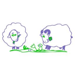 Kids Wall Decal Sheep On A Meadow, Free Delivery To Uk, Hand Drawn Sticker, Vinyl Wall Sticker, Sheep Sticker, Children's Room Sticker - thumbnail 2