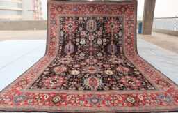 7'2x10'4 Ft Afghan New Mamluk Design Area Rug, Luxury Farmhouse Rug - Handmade Medallion Wool Bedroom Livingroom Office D??cor - thumbnail 1