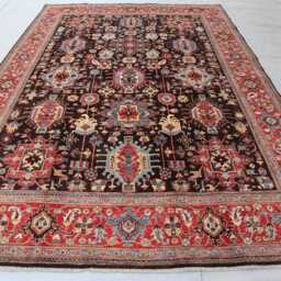 7'2x10'4 Ft Afghan New Mamluk Design Area Rug, Luxury Farmhouse Rug - Handmade Medallion Wool Bedroom Livingroom Office D??cor - thumbnail 2