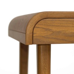 Computer Desk With Two Drawers, For Home, Bureau, Console Table, Solid Wood Desk, Office Writing Furniture - thumbnail 2