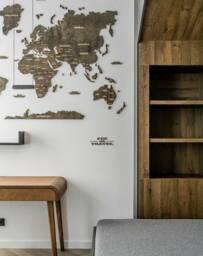 Computer Desk With Two Drawers, For Home, Bureau, Console Table, Solid Wood Desk, Office Writing Furniture - thumbnail 3