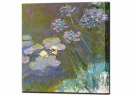 Monet Water Lilies Canvas Print, Fine Art Reproduction, Ready To Hang - thumbnail 1