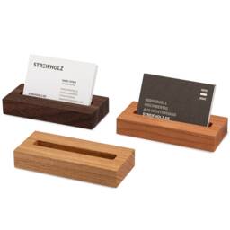 Business Card Holder Wood Simply Multiple Business Stand Table Fair Exhibition Reception