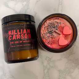 Killian Carson Candle - Legacy Of Gods Series By Rina Kent God Of Malice Dark Romance Booktok Merch Bookish Gift - thumbnail 2