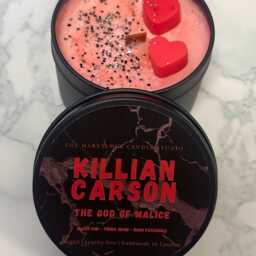 Killian Carson Candle - Legacy Of Gods Series By Rina Kent God Of Malice Dark Romance Booktok Merch Bookish Gift - thumbnail 3