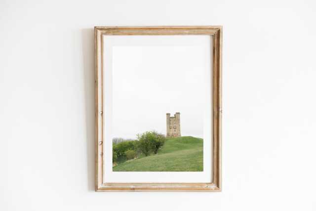 Broadway Tower Print Cotswolds England Minimalist Fine Art Photography - image 1