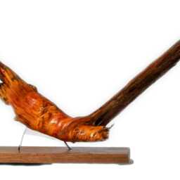 Soaring Fish - Wood Sculpture - thumbnail 3