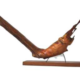 Soaring Fish - Wood Sculpture - thumbnail 2