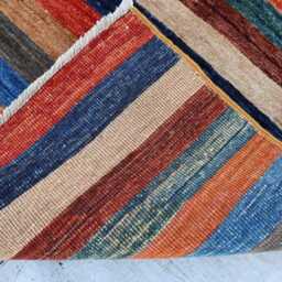 2'9x9'10 Collectors Piece Brand New Gabbah Runner Area Rug, Afghan High Pile Soft Oriental, Turkmen Livingroom, Bedroom Rug - thumbnail 4