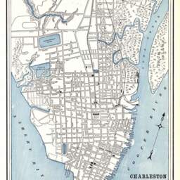 Charleston South Carolina Antique Map Print Photo Paper, Matte, Or Canvas - thumbnail 2