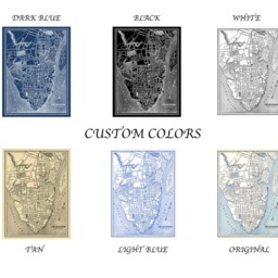 Charleston South Carolina Antique Map Print Photo Paper, Matte, Or Canvas - thumbnail 3