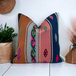 Kilim Pillow Cover 20x20 Inches/50x50 cm - thumbnail 2