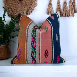 Kilim Pillow Cover 20x20 Inches/50x50 cm - thumbnail 1