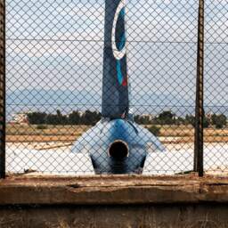 Abandoned Airplane Fine Art Print Athens Greece Aviation Photography - thumbnail 2