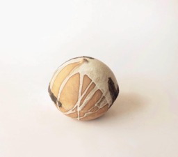 Wabi Sabi Ceramic Orb Vase - Spherical Studio Pottery Sculpture One Of A Kind Handmade Art Japandi Organic Modern Decor - thumbnail 1