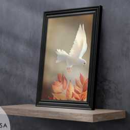 Handmade Swept Oak Photo Frame, Without & White Mount Picture Poster A1 A2 A3 A4 A5 Frames Modern Wall Art & Home D??cor - thumbnail 3