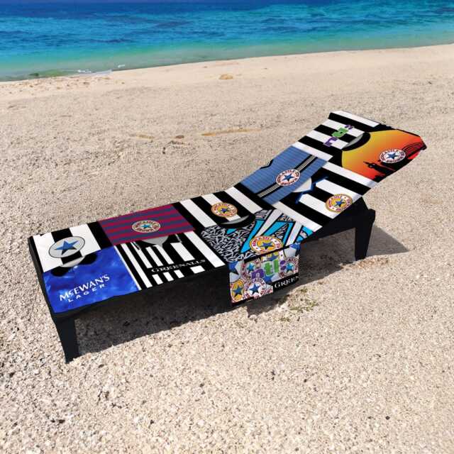 Newcastle - Kit Montage Multicoloured Sunbed Towel With Pockets - image 1